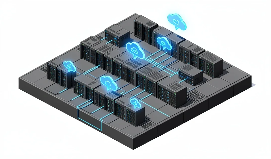 Visualización de arquitectura cloud